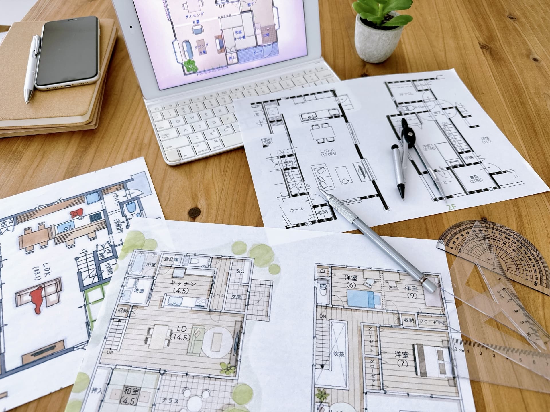 住宅設計の間取り図
